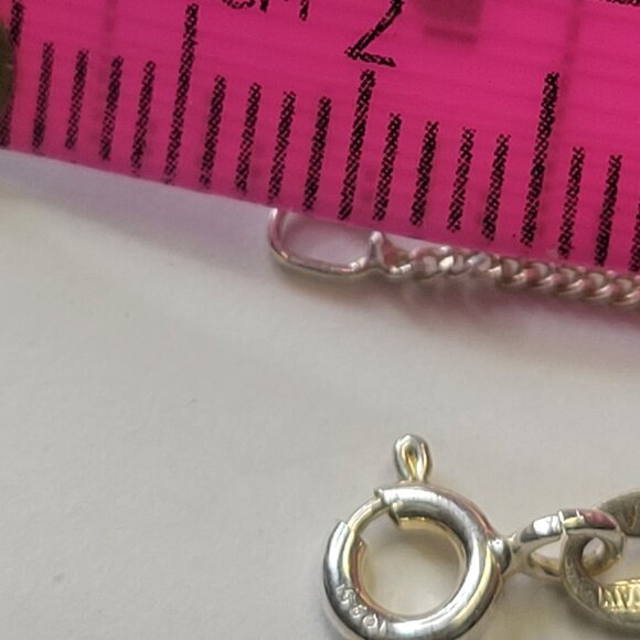 Mens 24 inch Sterling Silver Necklace, 925 Sterling Silver 24" Silver Chain - Picture 10 of 15